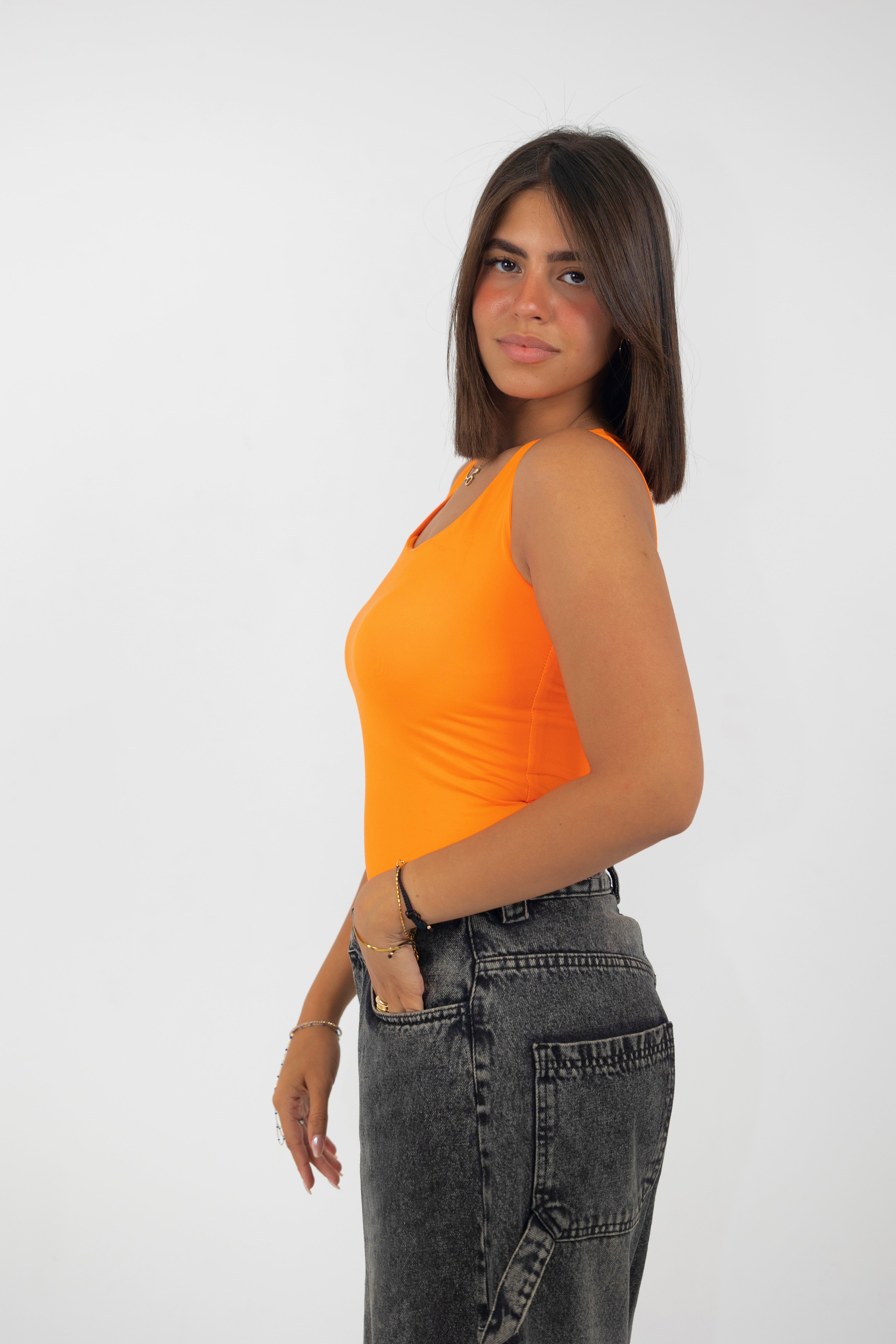 Basic Top light orange