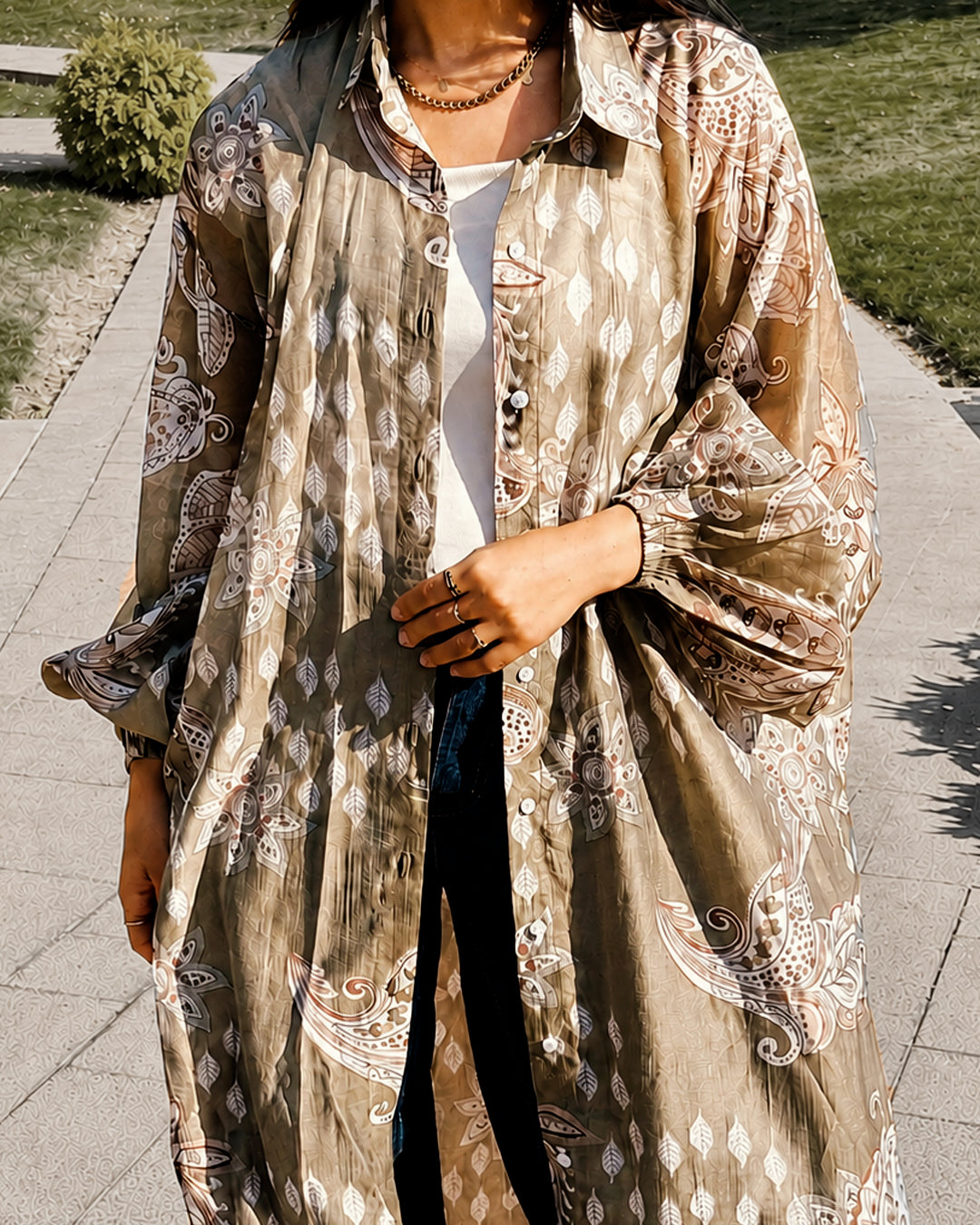 Sage Shirtdress