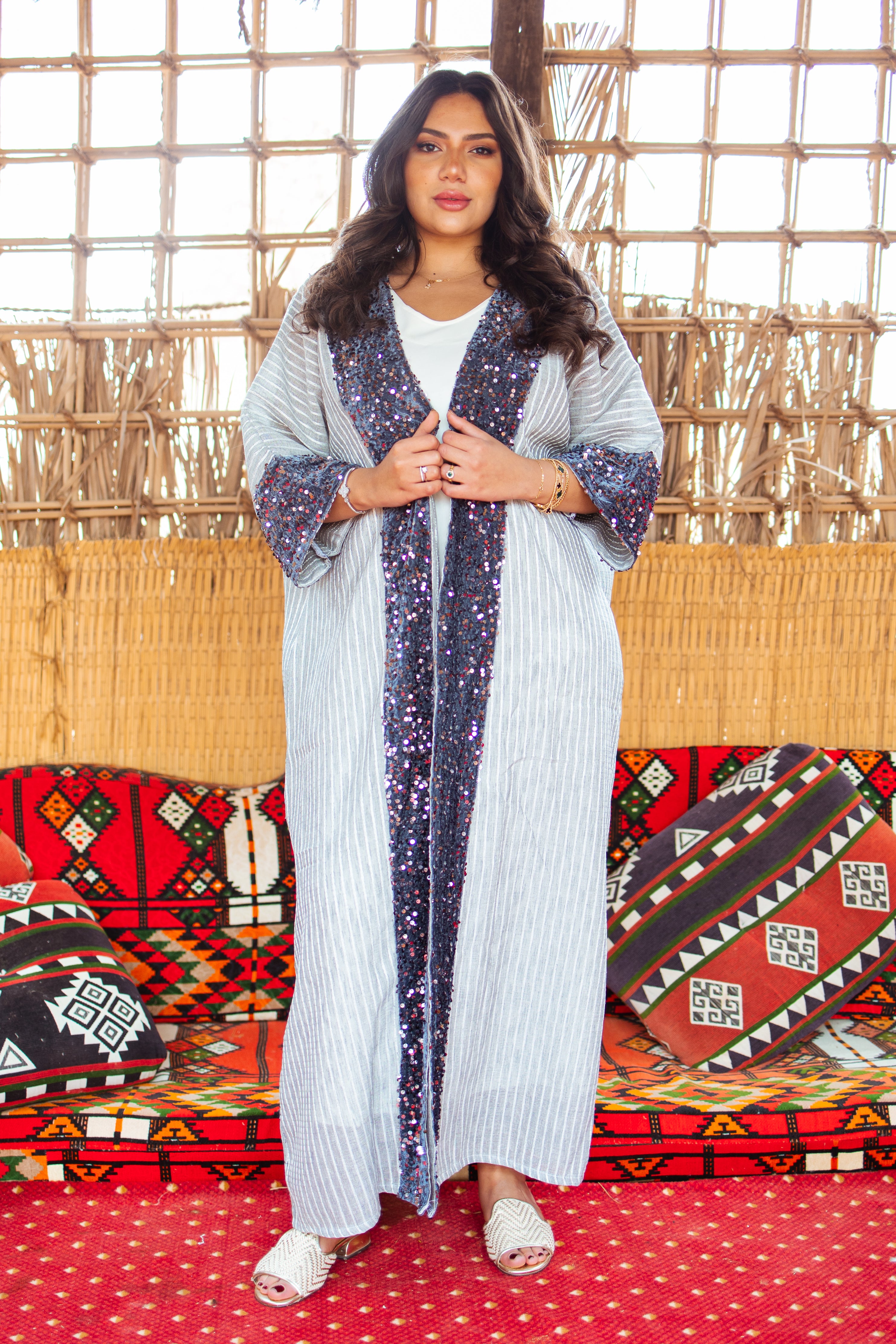 Sparkle Sleeve Kaftan