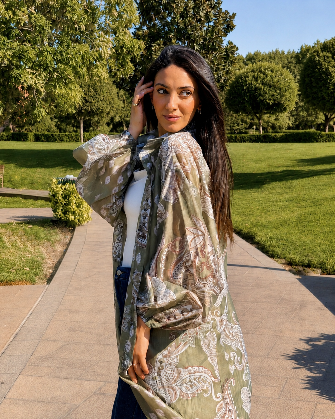 Sage Shirtdress