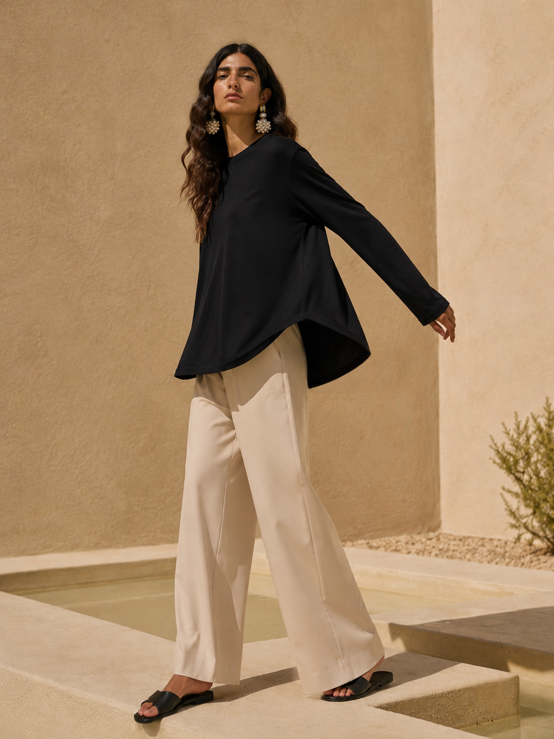 Sleeve high low