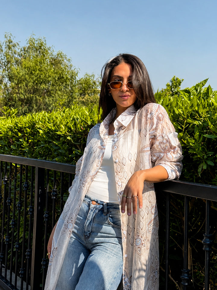 Ivory Shirtdress