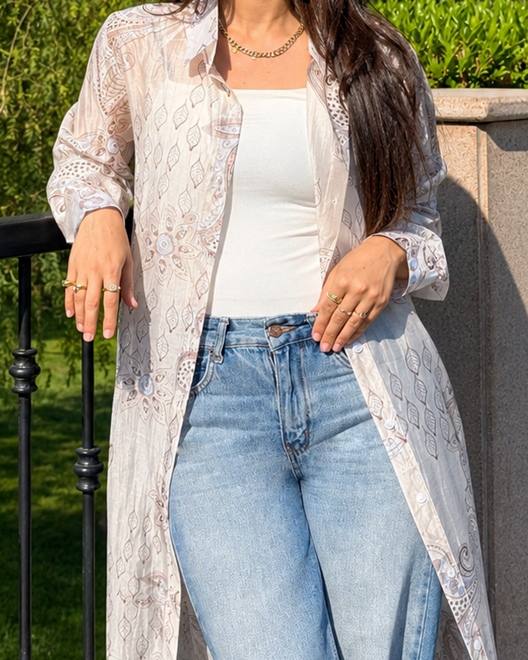 Ivory Shirtdress