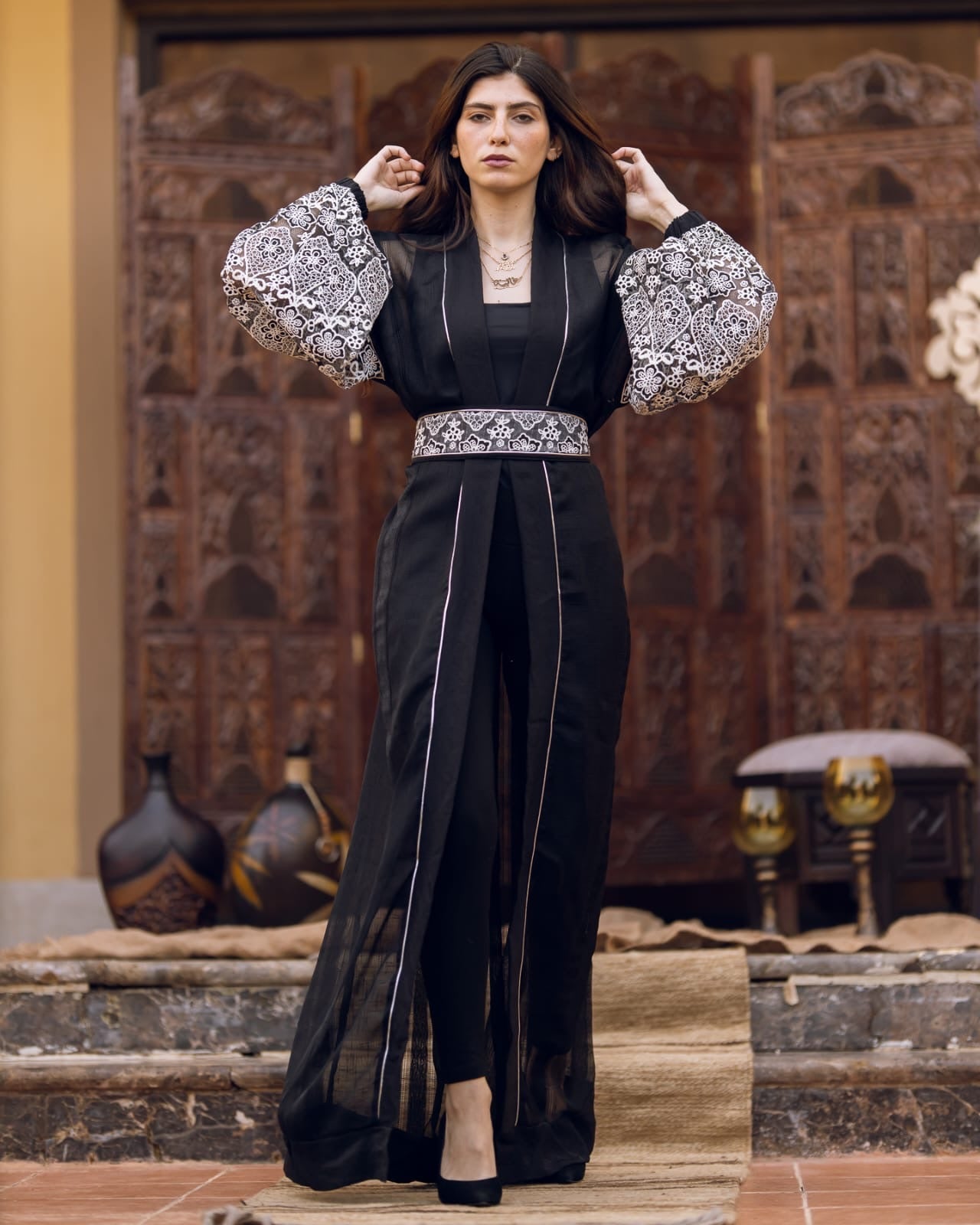 Diamond Elegance Abaya