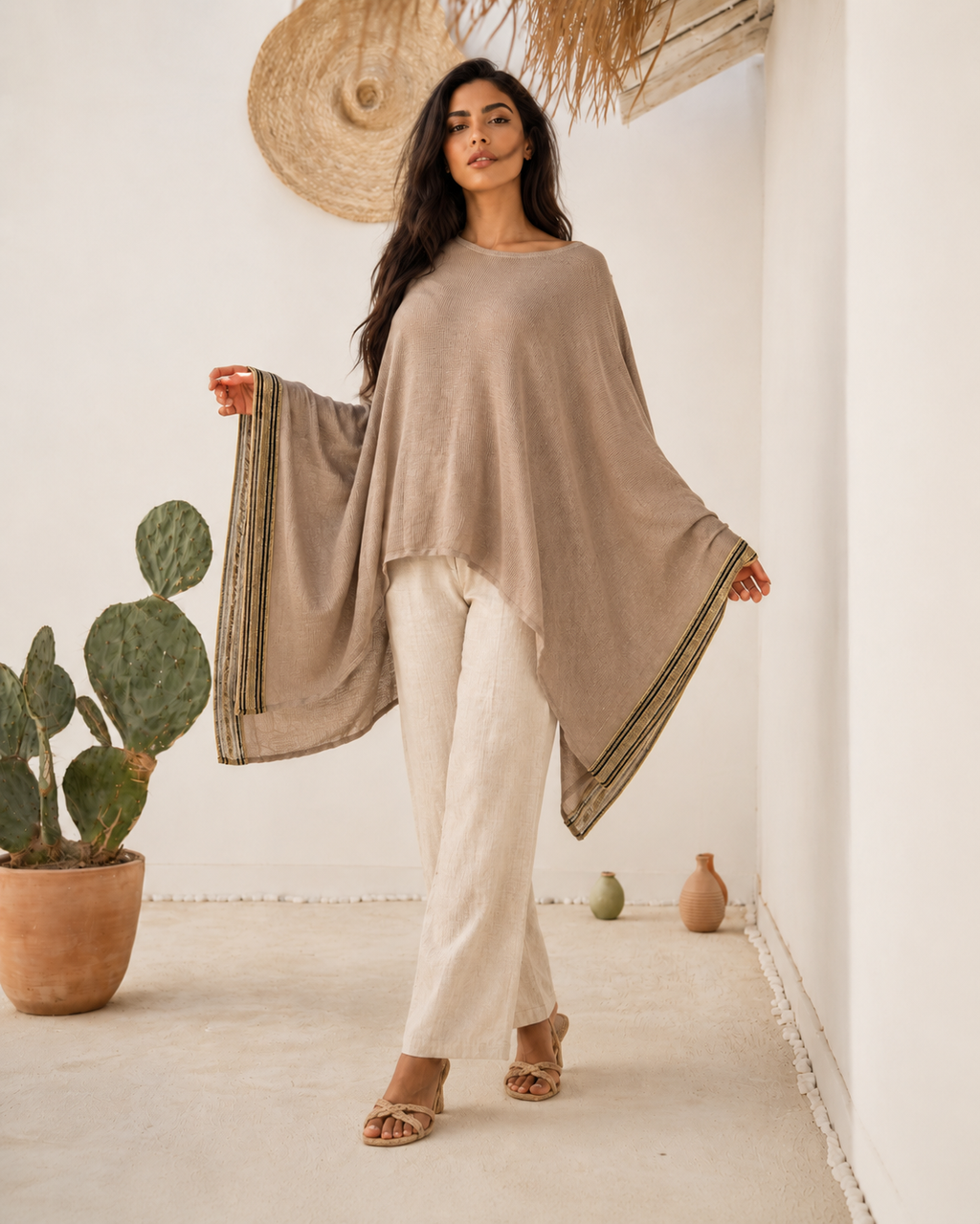 Brown Poncho