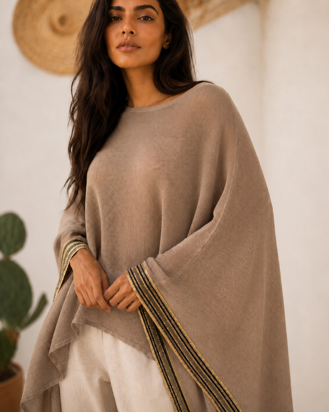 Brown Poncho