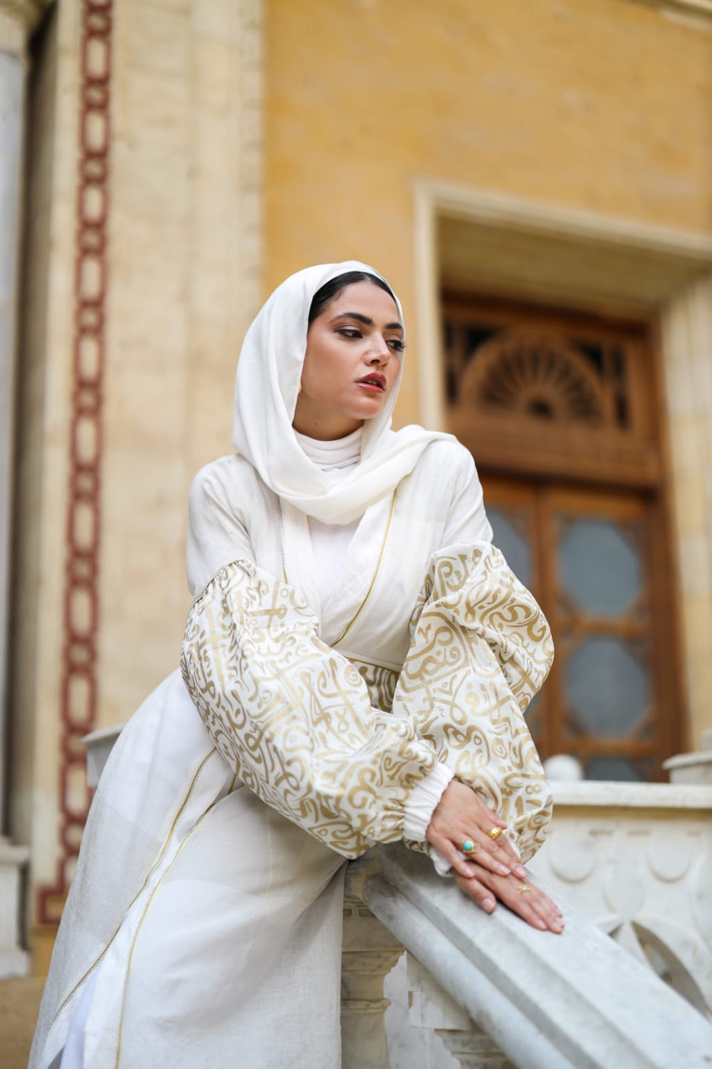 Ivory Gold kaftan