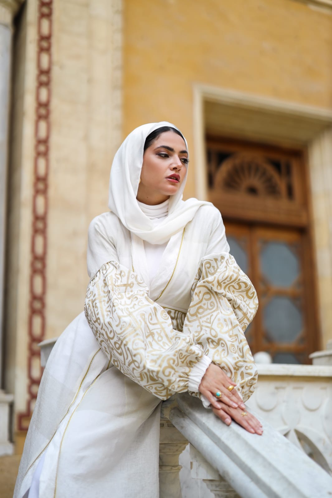 Ivory Gold kaftan