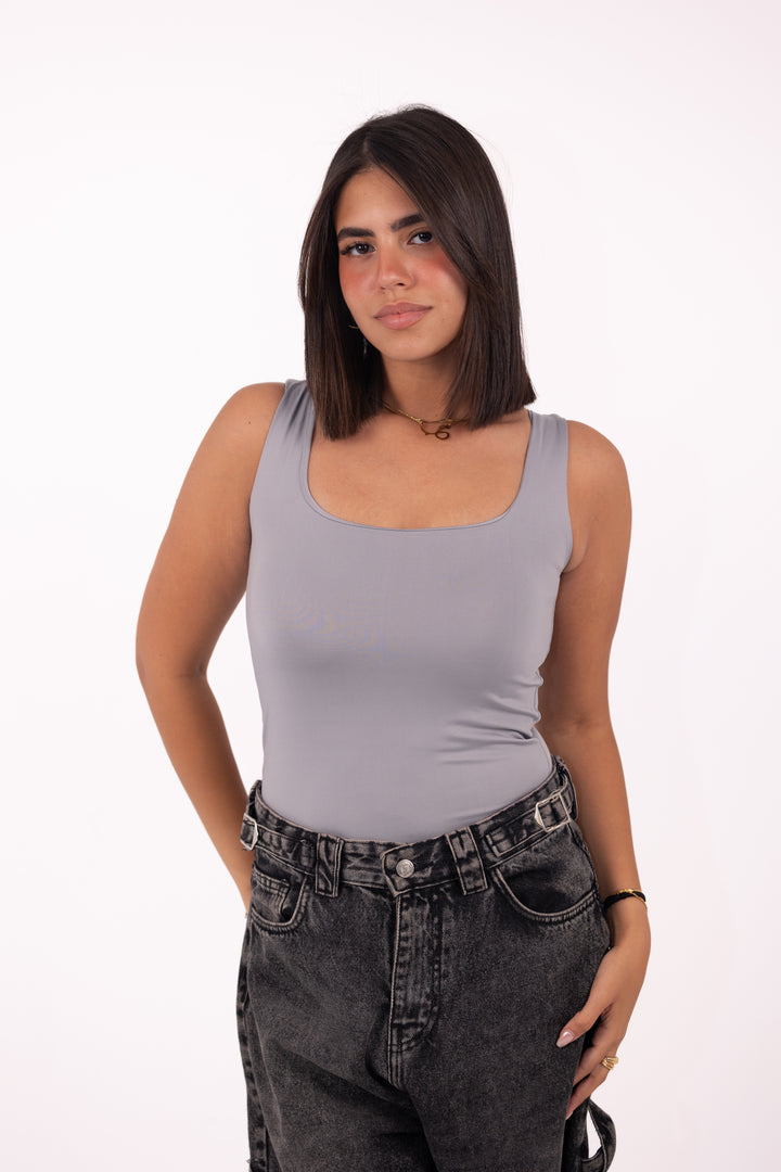 Basic Top in Grey