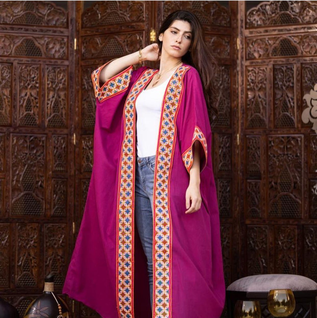 Fushia Aura kaftan