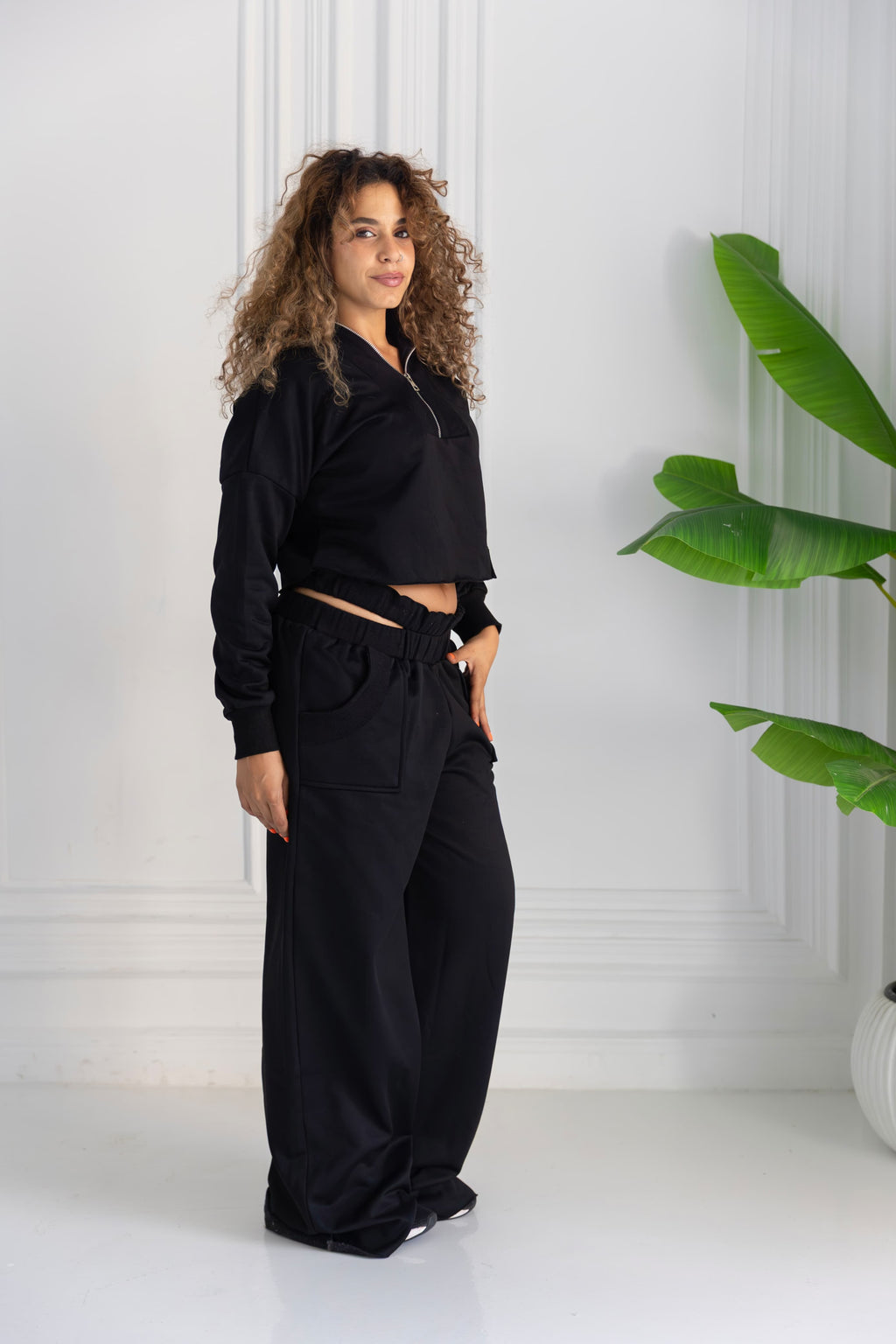 DOUBLE WAISTED PANTS