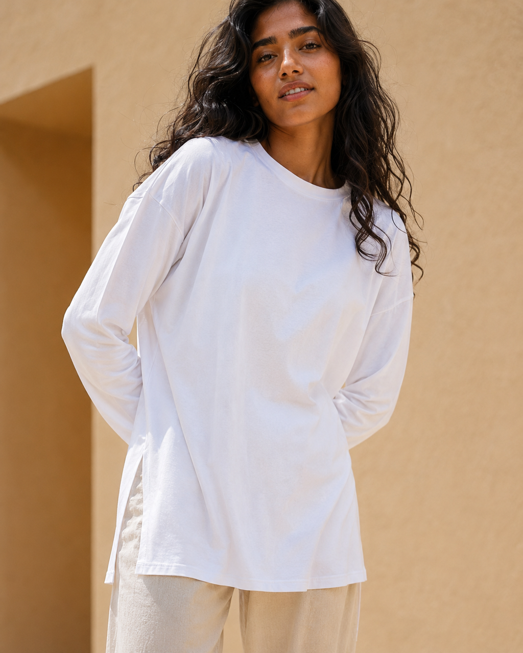 Sleeve high low