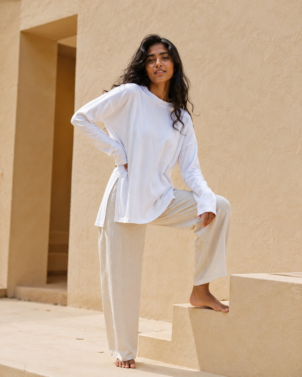 Sleeve high low